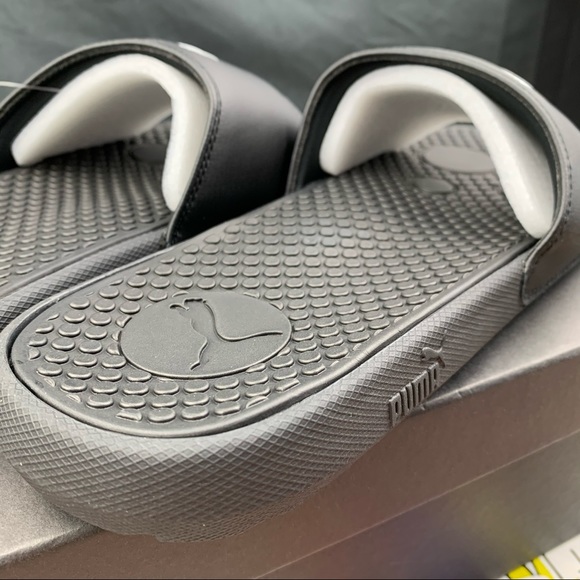 Puma Cool Cat Black Women’s Slides - Picture 3 of 9